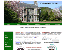 Tablet Screenshot of cormistonfarm.com